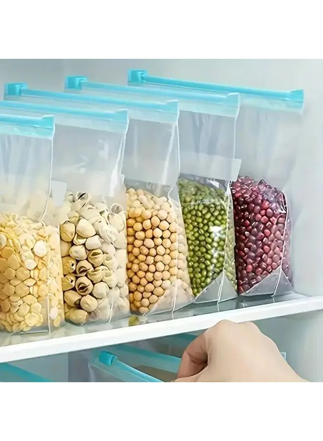 60pcs Heavy Duty Freezer Zipper Food Storage Bags Set Large Medium Small Airtight - Image 2